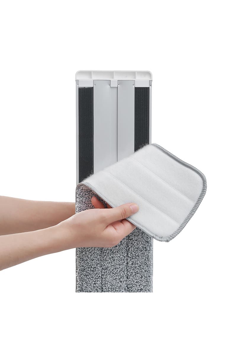 TRUE AND TIDY Heavy Duty Wet & Dry Sweeper Mop, Alternate, color, Silver/ Gray