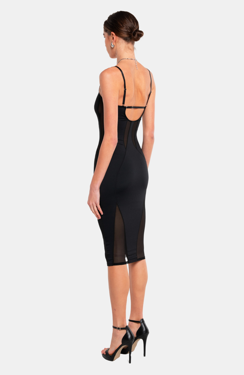 Ow Collection Twist Midi Dress