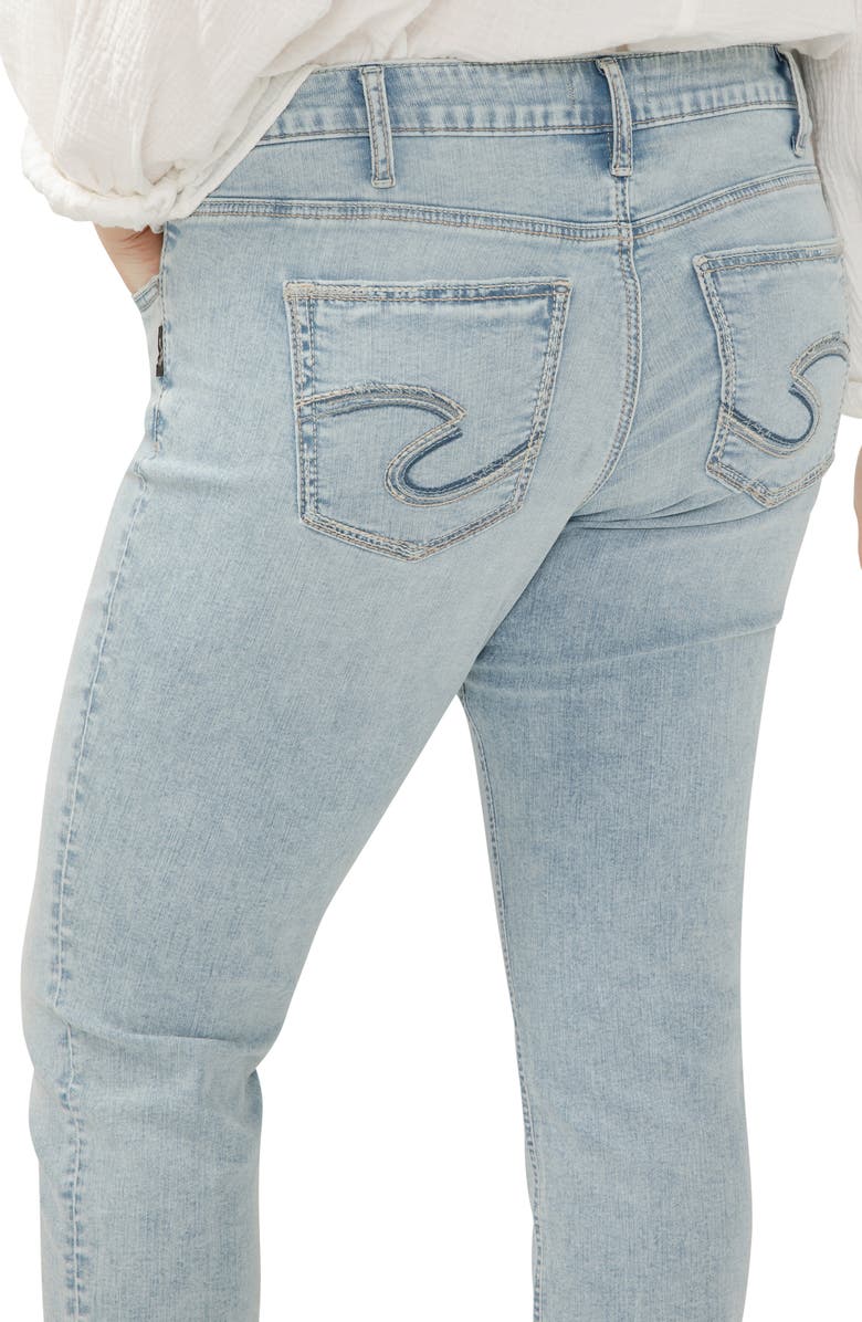 Silver Jeans Co. Girlfriend Jeans, Alternate, color, Indigo