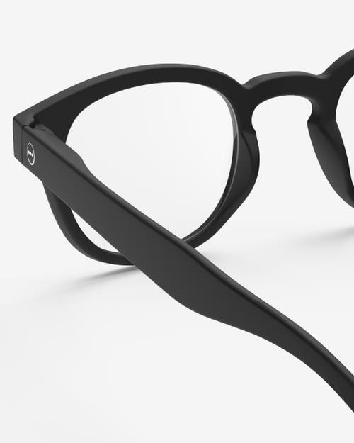Izipizi #c 49mm Square Reading Glasses In Black