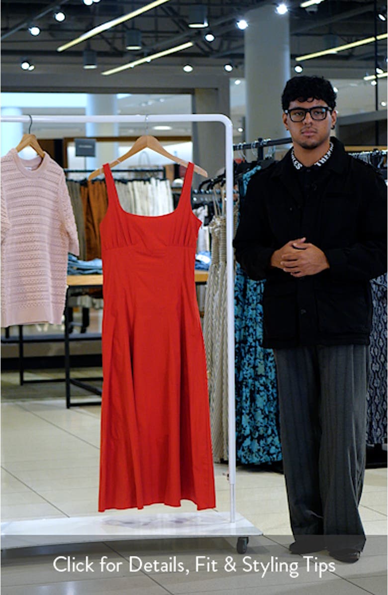 Starring Hailey Bieber Polly Cotton Blend Dress, sales video thumbnail