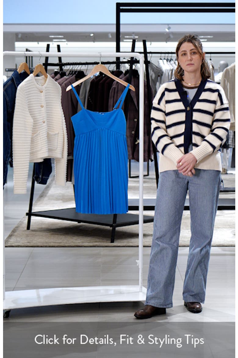 Reily Pleated Minidress video