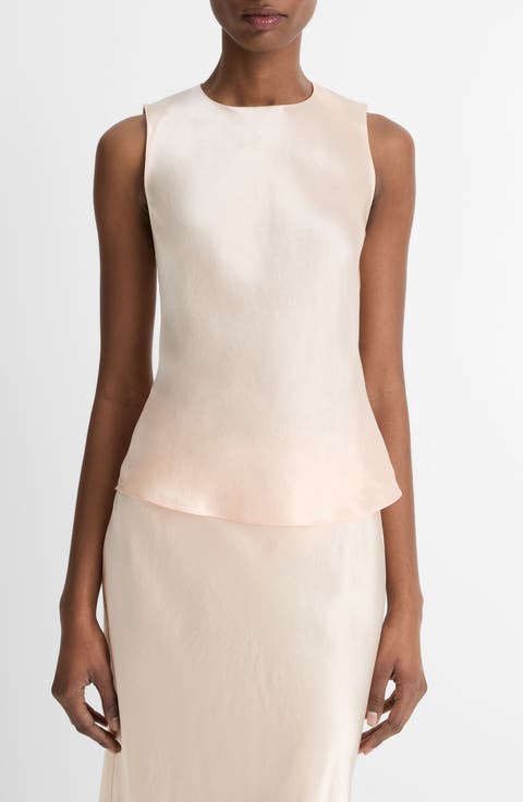 Naia™ Sleeveless Satin Shell