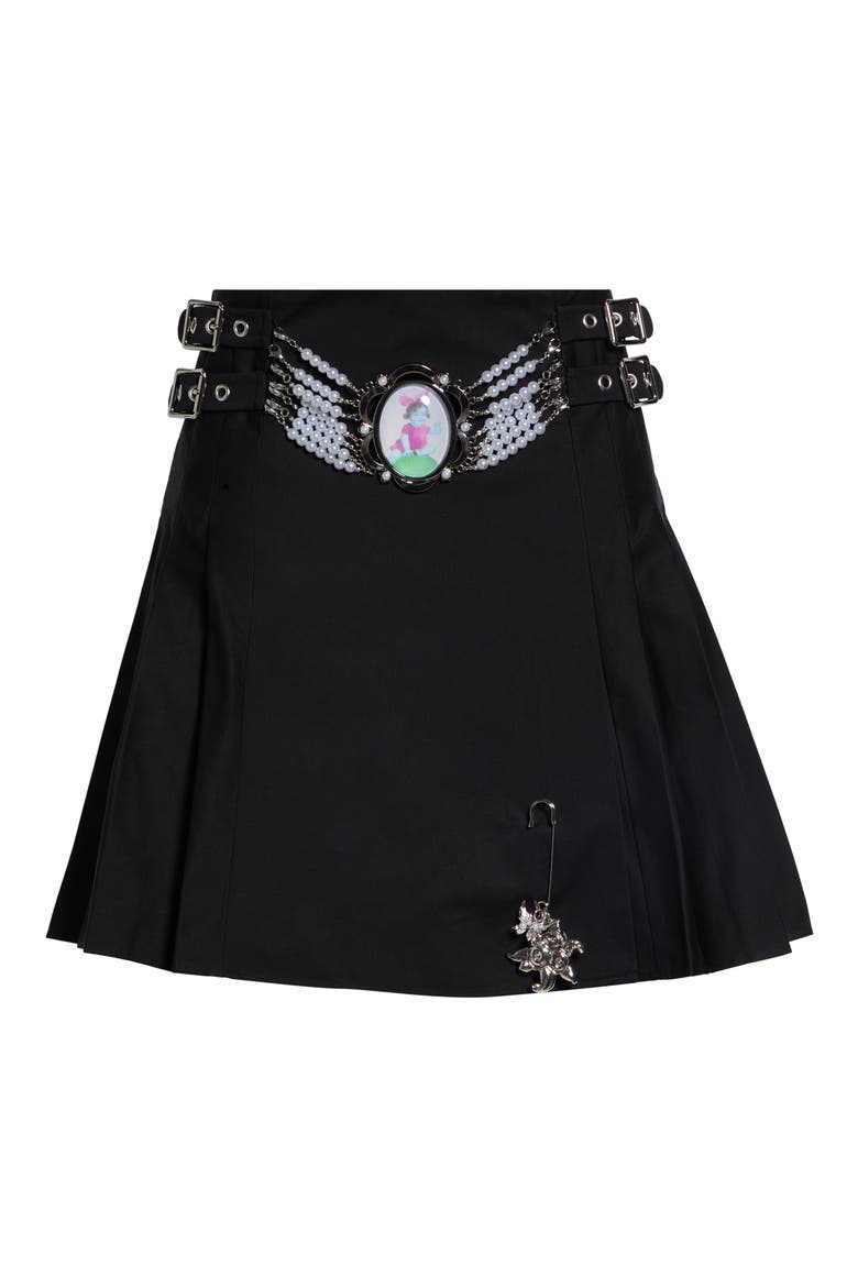 Duff Cameo Pearl Kilt, Main, color, BLACK