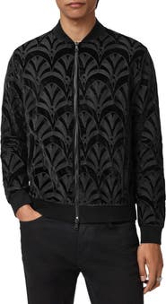 John Varvatos Norfolk Embroidered Bomber Jacket