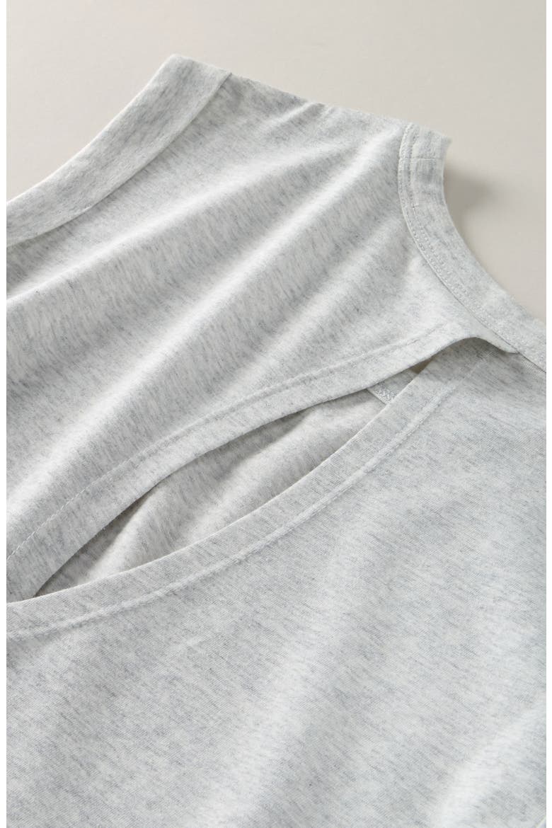 Kids' Breeze Back Tee, Alternate, color, GREY LIGHT HEATHER