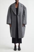 Thom Browne Melton Wool Cocoon Coat