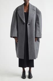 Thom Browne Melton Wool Cocoon Coat