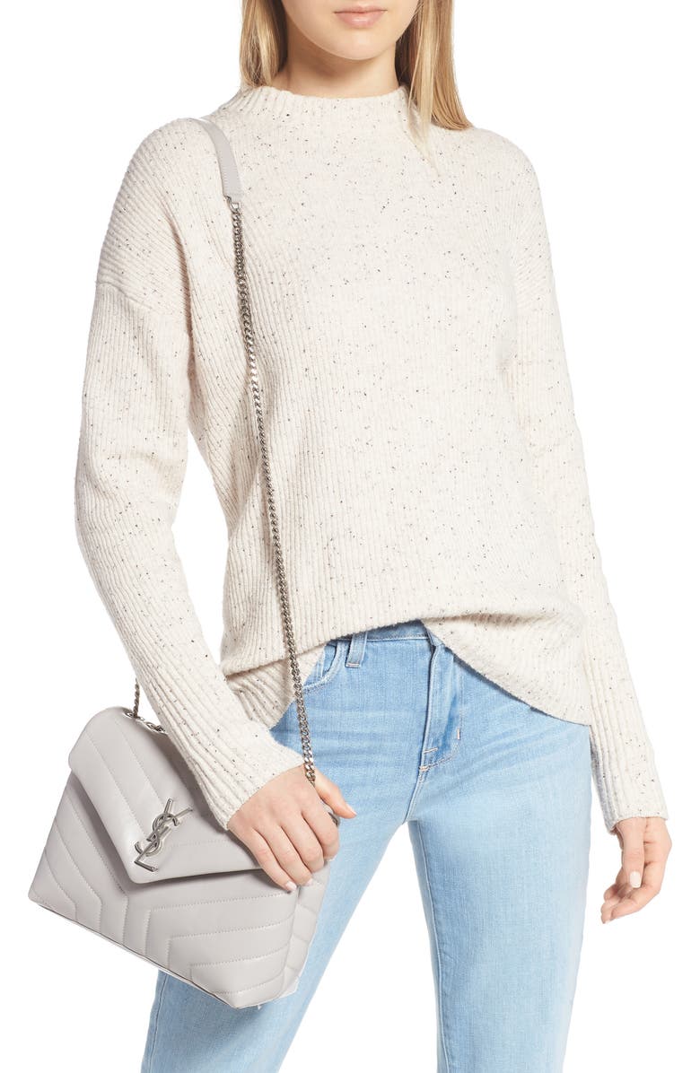 Saint Laurent Small Loulou Matelassé Leather Shoulder Bag, Alternate, color,