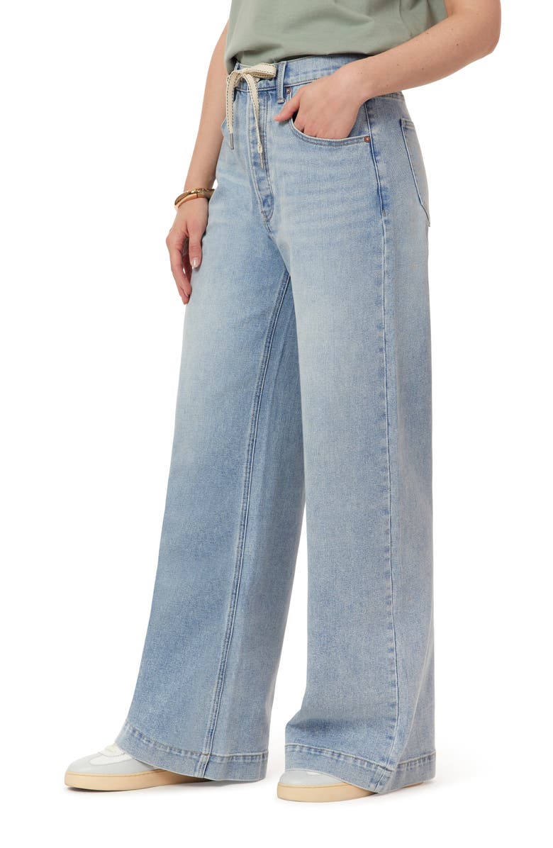 Scotch & Soda Drawstring Wide Leg Jeans, Alternate, color, Naples