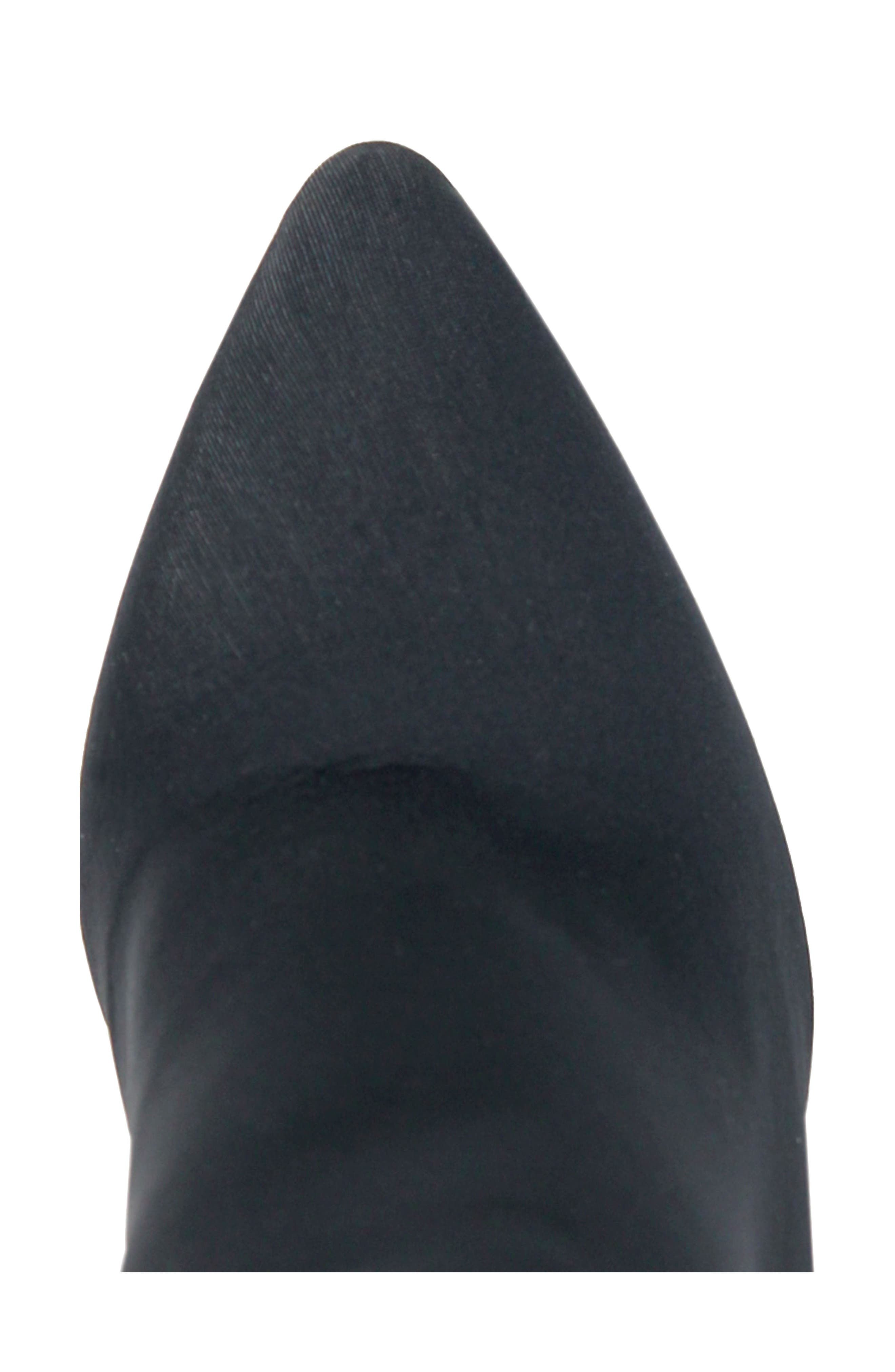 Lau Pointed Toe Bootie, Alternate, color, BLACK FABRIC