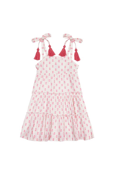 Bella Girl's Shoulder Tie Sundress