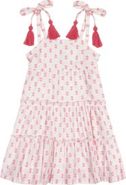 Mer St. Barth Bella Girl's Shoulder Tie Sundress