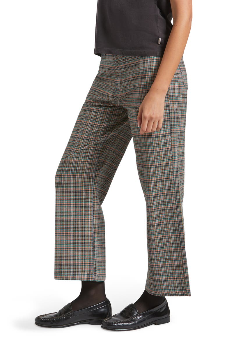 Margot Ankle Straight Leg Pants, Alternate, color, MULTI STRIPE/ PLAID