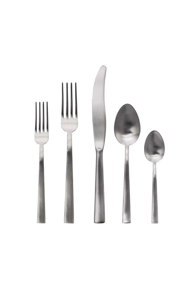 Levantina Flatware Set - 20 Pieces, Main, color, Ice Silver