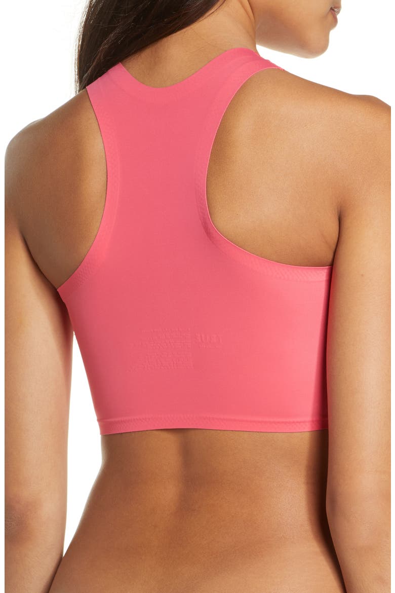 True & Co. True Body Lift V-Neck Racerback Bralette, Alternate, color, ROUGE RED