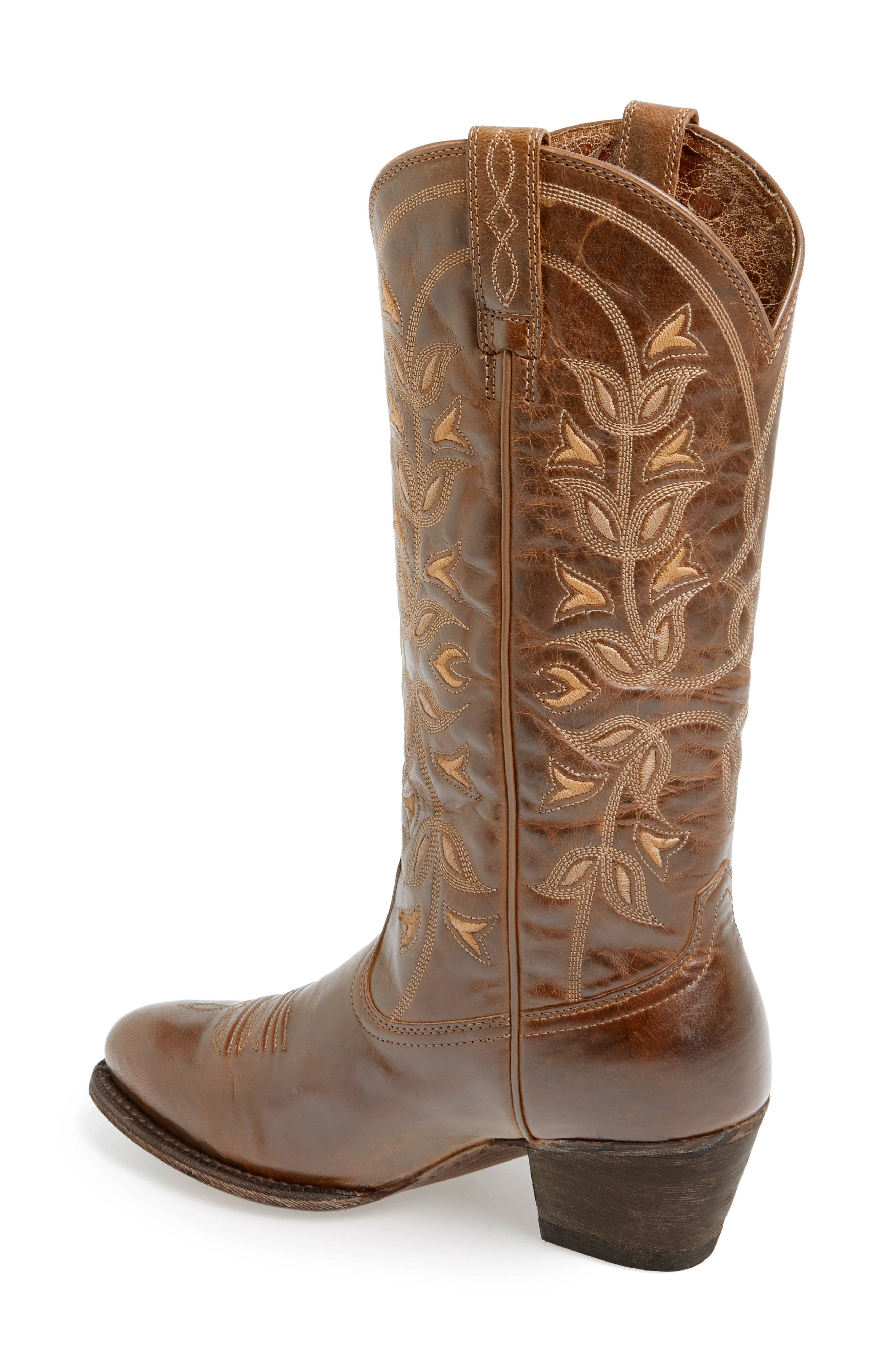 Ariat 'Desert Holly' Embroidered Western Boot, Alternate, color, 