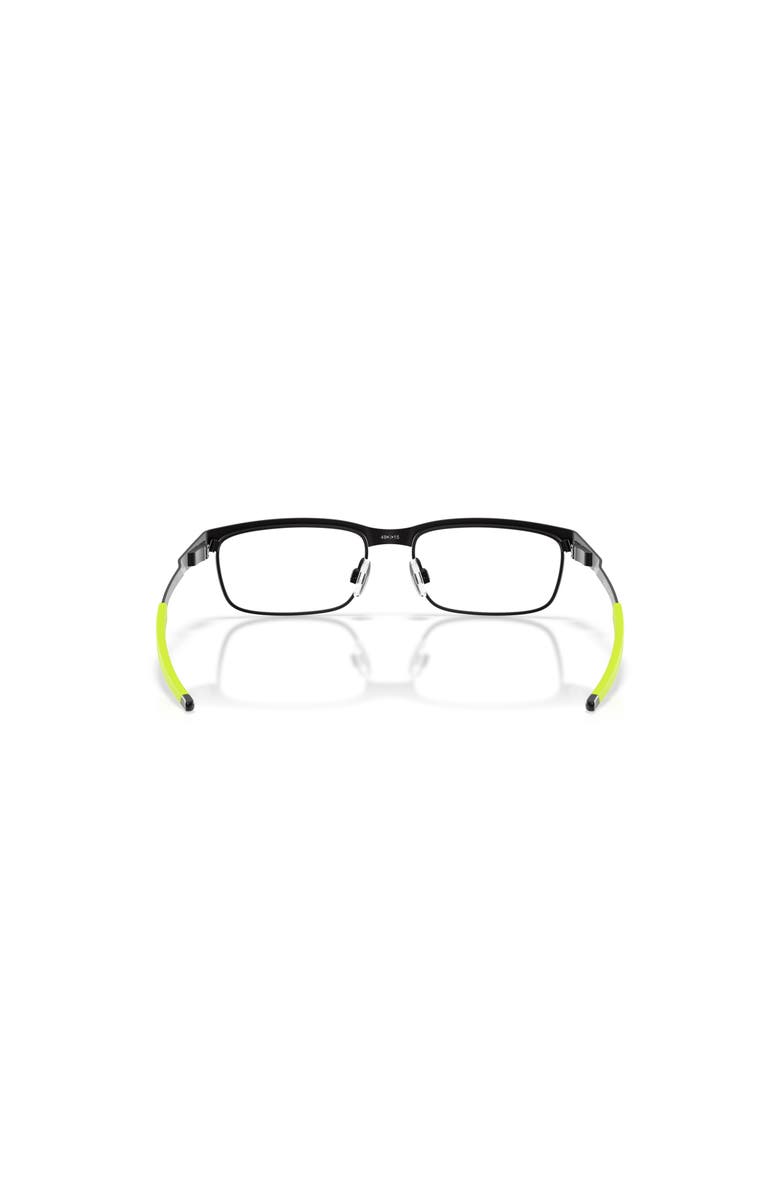 Oakley 48mm Rectangle optical glasses, Alternate, color, Black