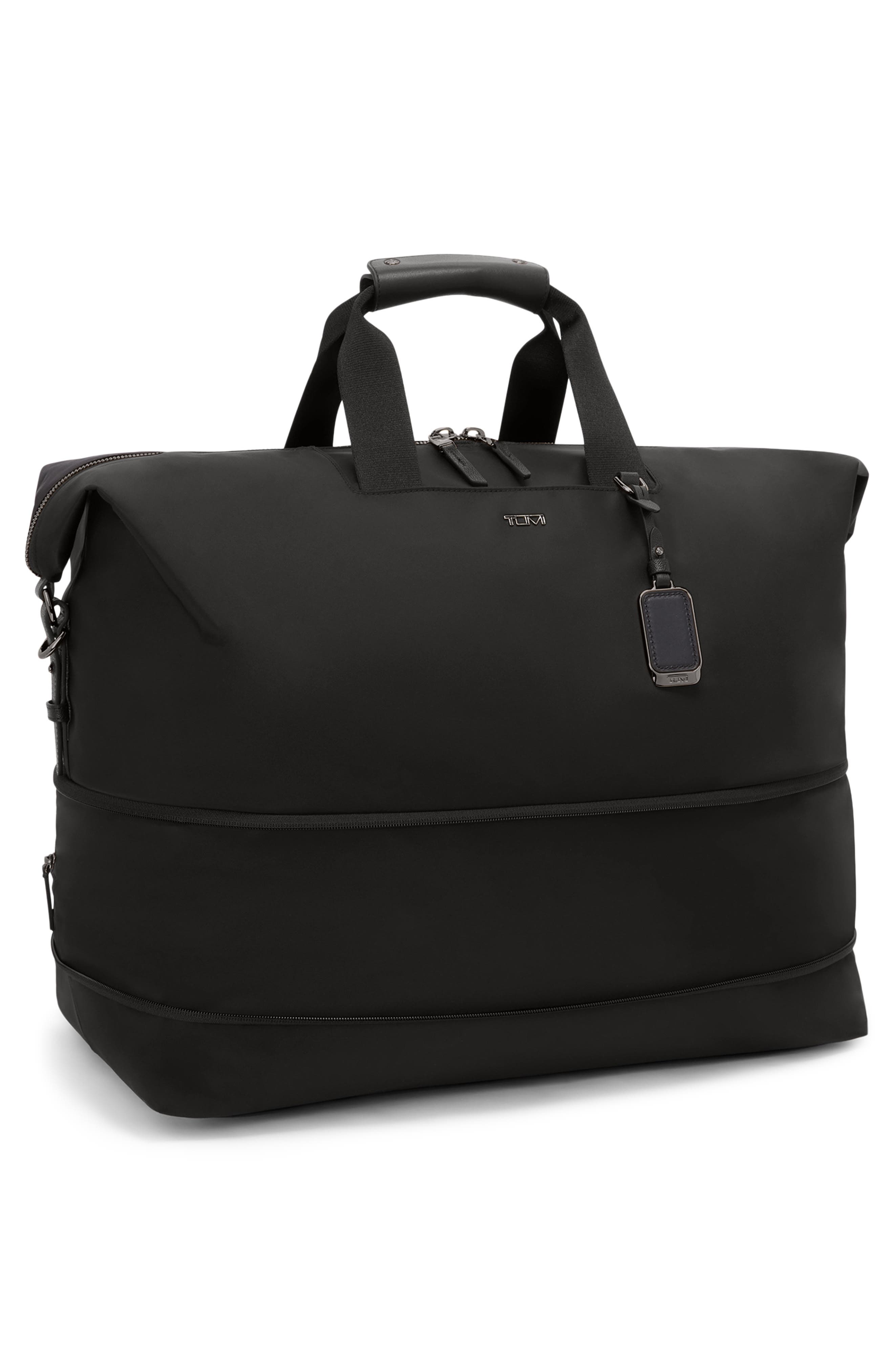 TUMI Rhys Expandable Duffel, Alternate, color, Black/ Gunmetal