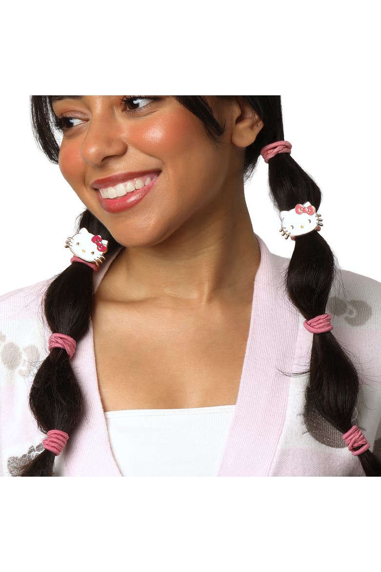Hair Ties Pack of 15 Official License, Elastic Bands for Hair, Alternate, color, Pink