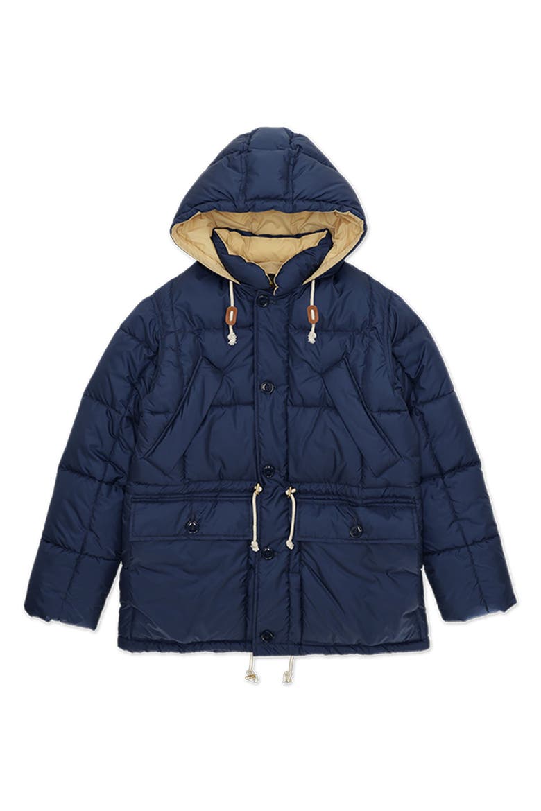 Hickory Padded Anorak Jacket, Main, color, BLUE