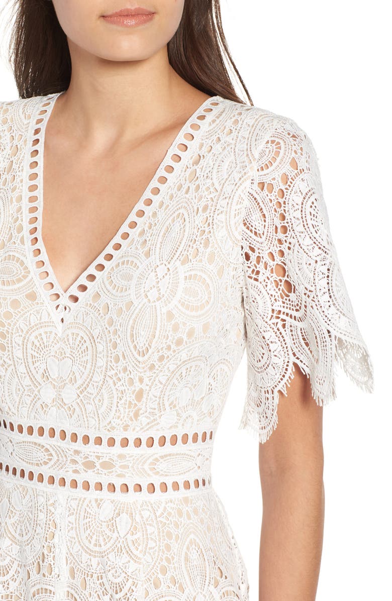 Socialite Lace Romper, Alternate, color, 