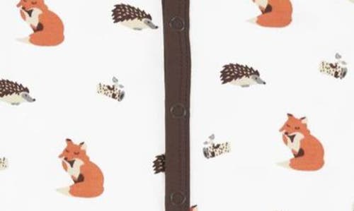 Kyte Baby Sienna Woodland Long Sleeve Snap Romper In Multi