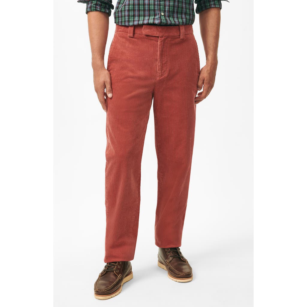 Brooks Brothers Stretch Corduroy Pants In Medium Red