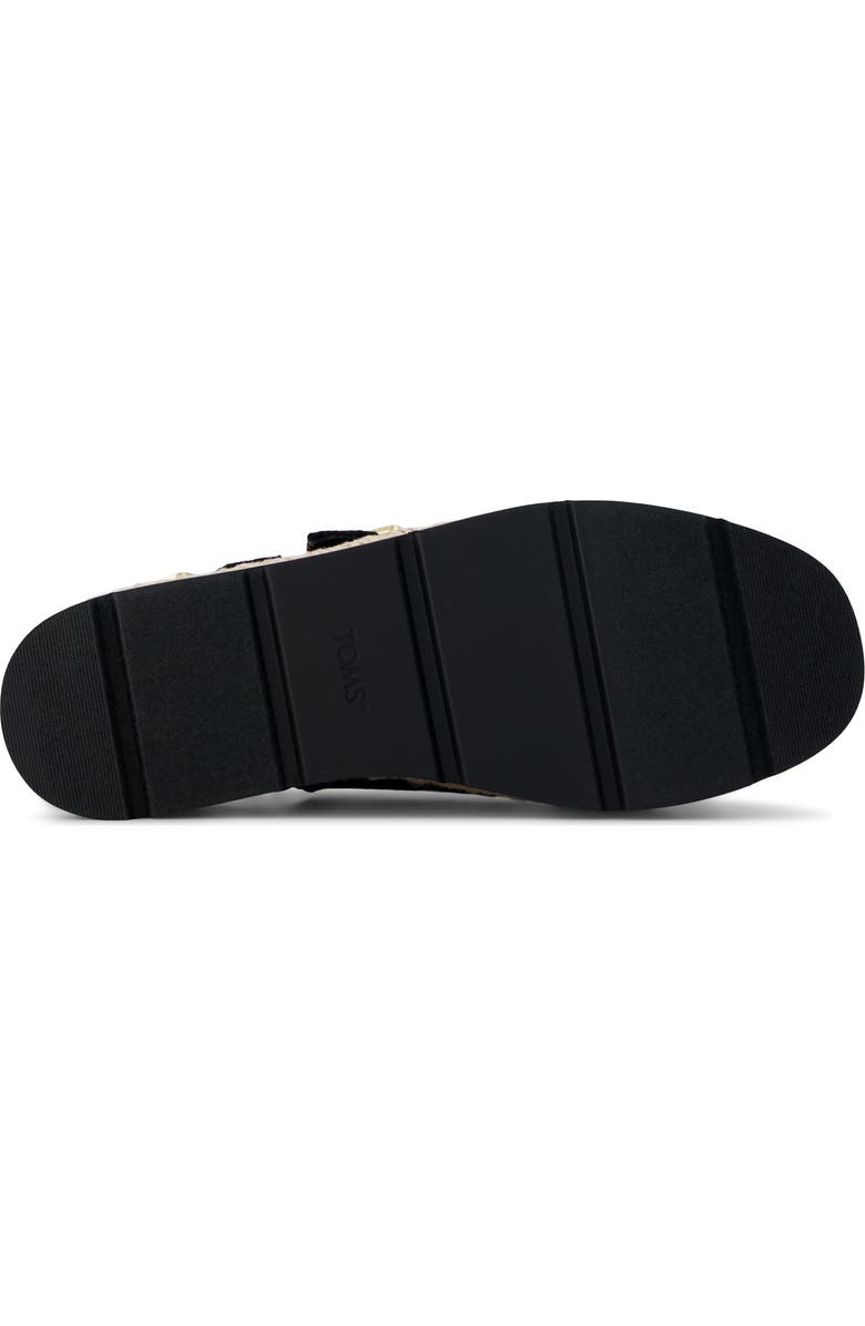 TOMS Giana Flatform Sandal, Alternate, color, Black