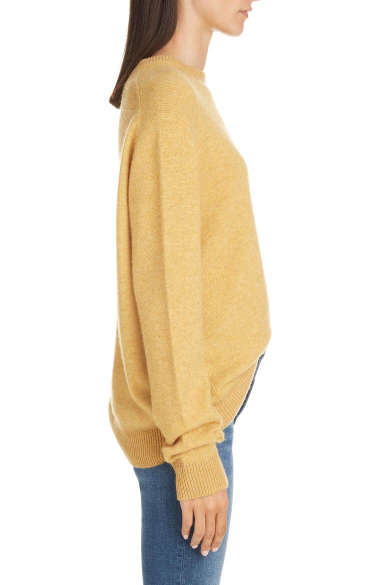 Kassio Cashmere Sweater, Alternate, color, MUSTARD YELLOW/ YELLOW DEGRADE