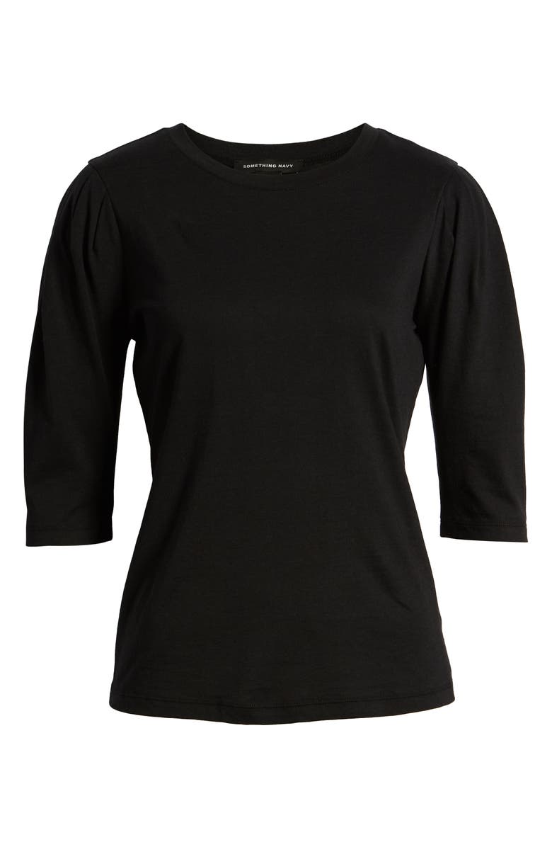 Something Navy Puff Sleeve Tee, Alternate, color, 