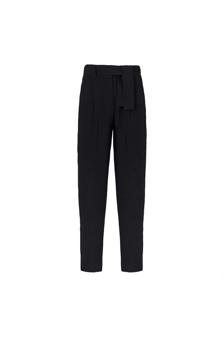 Women 's Pant  Lester Black Cotblack Cotton Cropped Pants With Tailored Fit And Zippered Waistton Cropped Pants With Tailored Fit And Zippered Waist, Main, color, Black