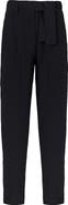 Anne Fontaine Women 's Pant Lester Black Cotblack Cotton Cropped Pants With Tailored Fit And Zippered Waistton Cropped Pants With Tailored Fit And Zippered Waist