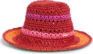 Steve Madden Carly Striped Crochet Bucket Hat
