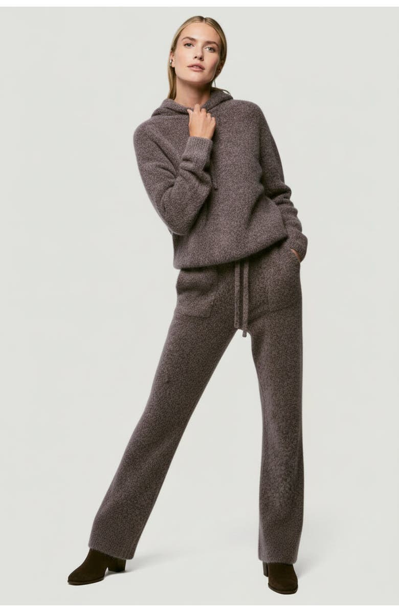 Majestic Filatures Ultra Soft Baby Alpaca Drawstring Pant, Alternate, color, Bison