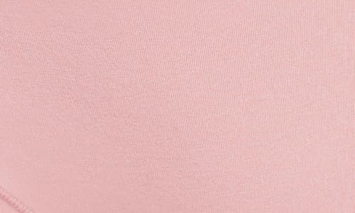 Natori Bliss Bare Stretch Cotton Thong In Pink