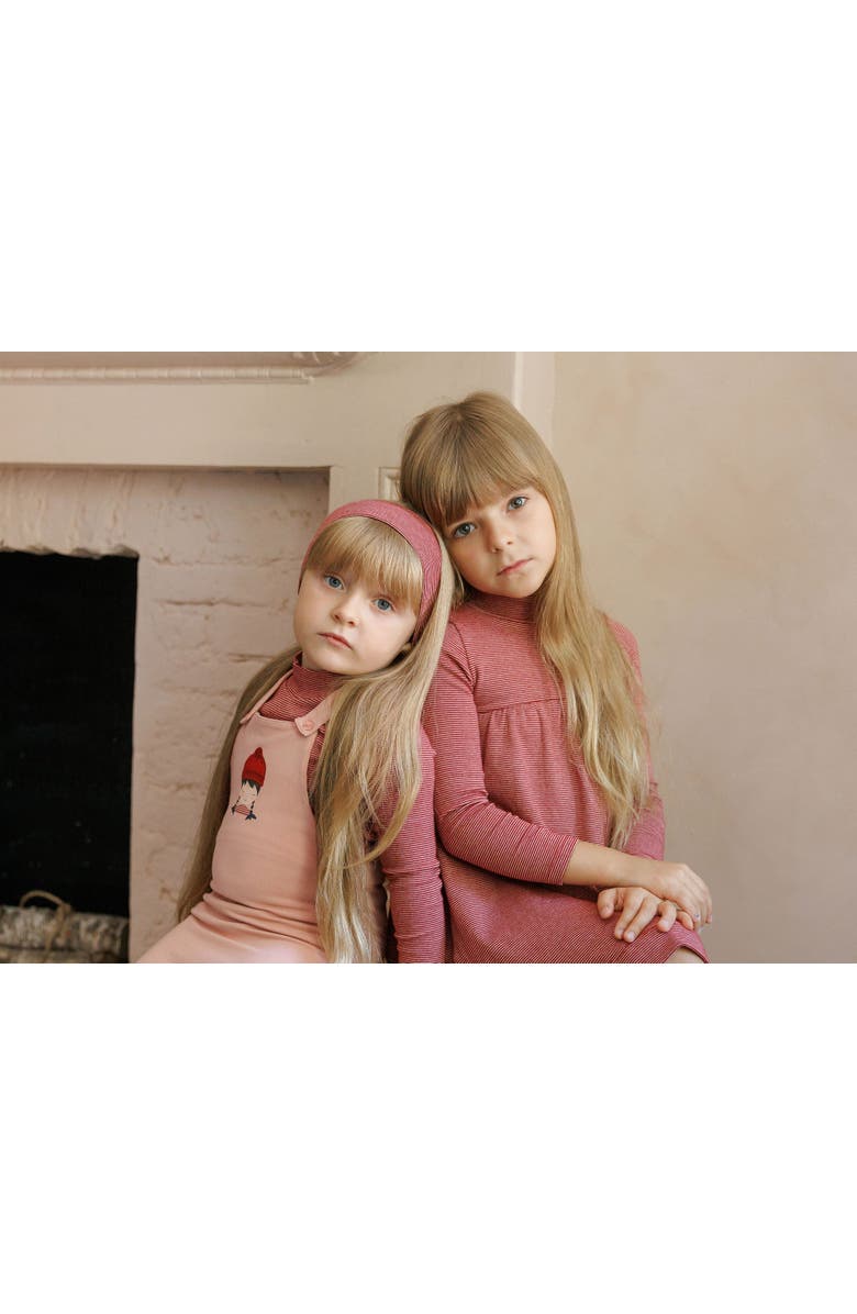 Ely's & Co. French Terry Autumn Kids Collection - Overalls, Alternate, color, Pink