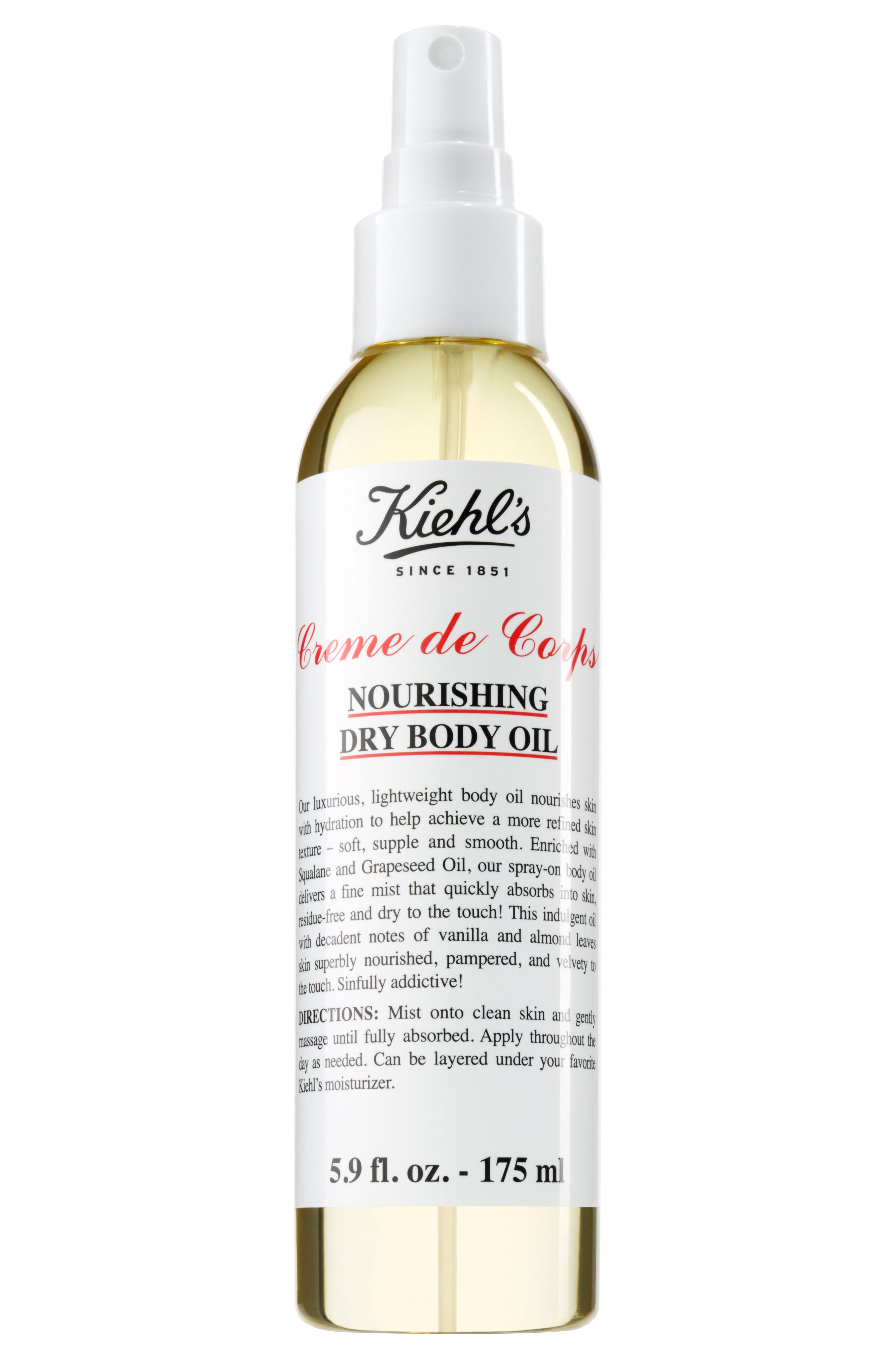 Kiehl's Since 1851 Creme de Corps Nourishing Dry Body Oil | Nordstrom