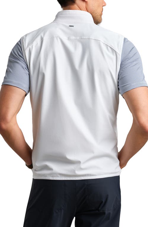 Rhone Top Flight Water Resistant Vest In Bright White