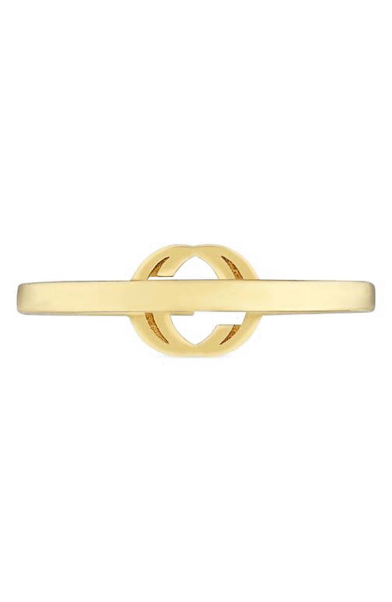 Gucci Interlocking-G Ring, Alternate, color, 18Ky