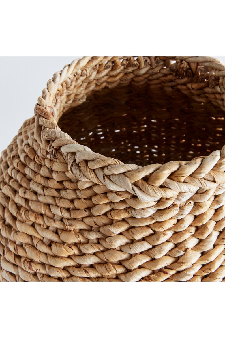 Abaca Teardrop Vase, Alternate, color, Beige
