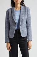 Emporio Armani Metallic Chevron Tweed Jacket