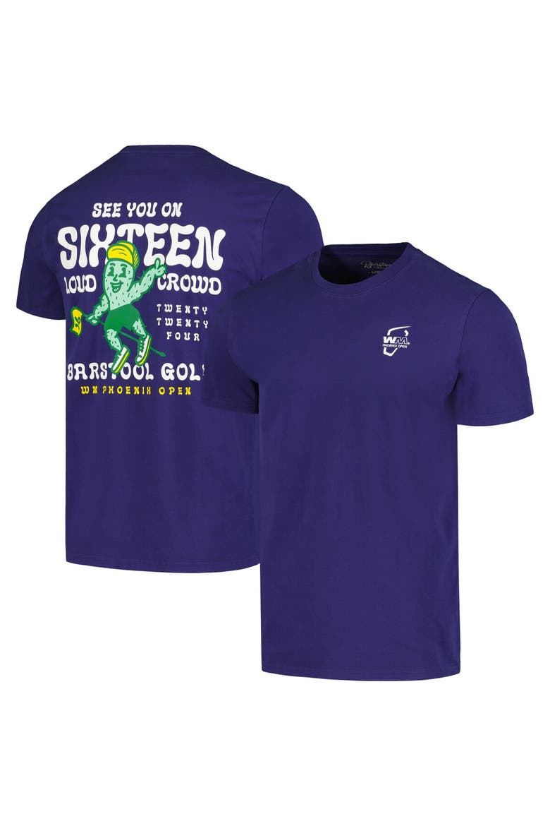 Men's Barstool Golf Navy WM Phoenix Open See You On Sixteen Cactus T-Shirt, Alternate, color, Navy