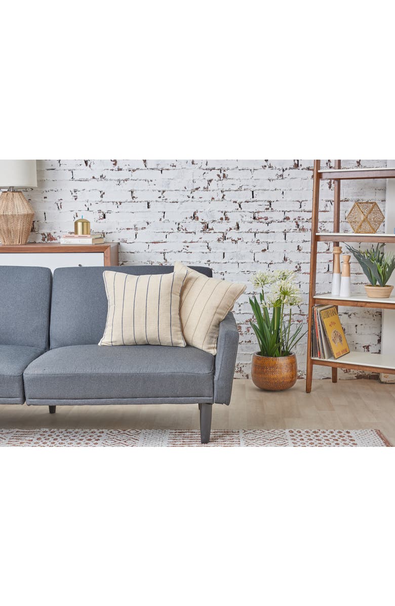 carol
frank Jute Stripe Cotton Throw Pillow, GET, Alternate, color, Beige