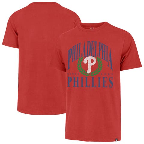 Men's '47 Red Philadelphia Phillies Pitchout Franklin T-Shirt