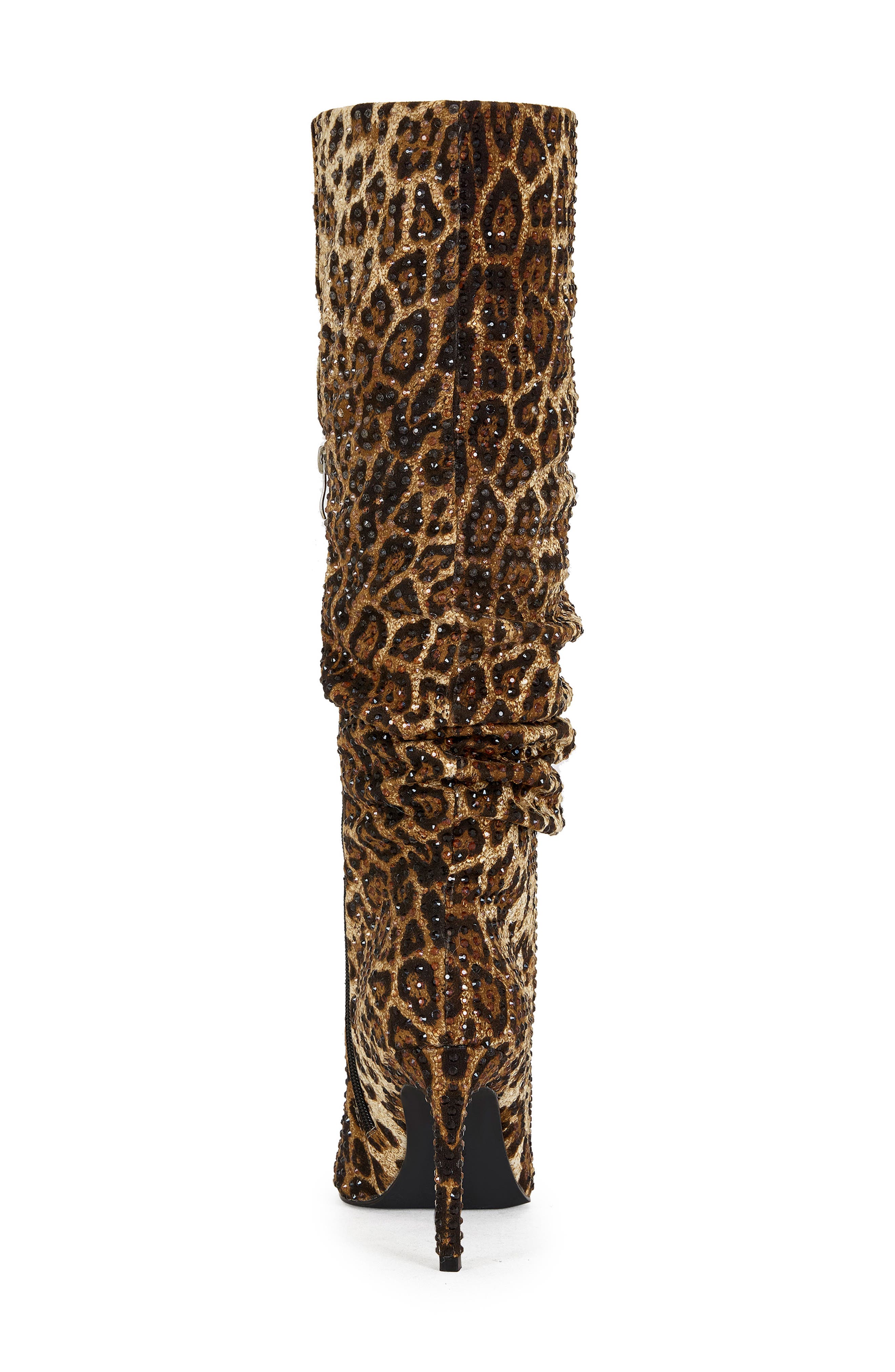 AZALEA WANG Grant Pointed Toe Slouch Over the Knee Boot, Alternate, color, Brown Multi