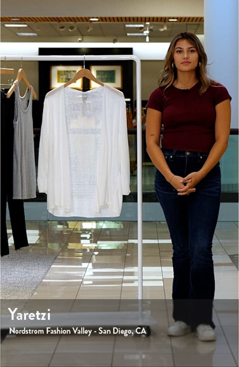 '4-Way' Three Quarter Sleeve Convertible Cardigan, sales video thumbnail