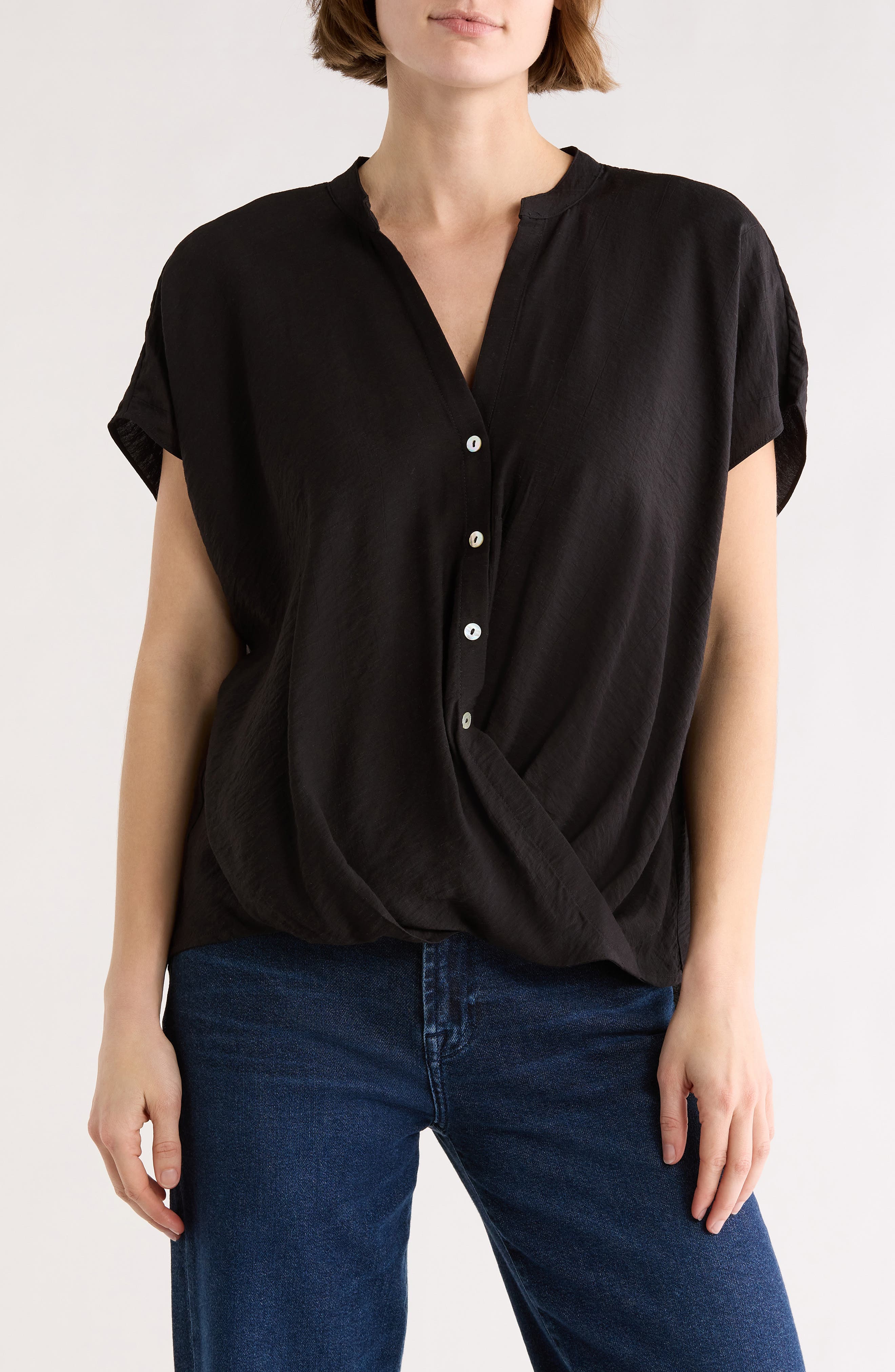 CHENAULT Cap Sleeve Top