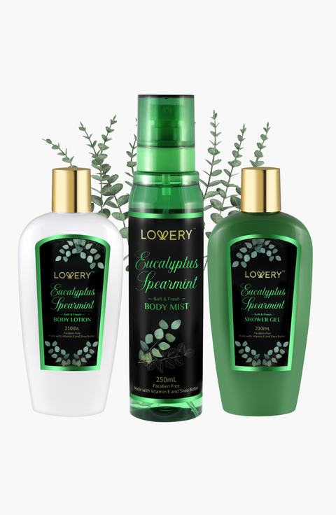 Eucalyptus Spearmint Bath and Body Travel Set