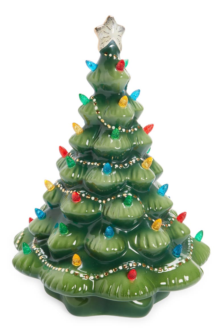 Treasured Tradition Lit Christmas Tree, Main, color, GREEN MULTI
